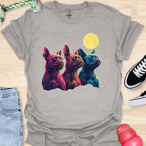 Bulldog & Moon - V1 - Stylish T-Shirt